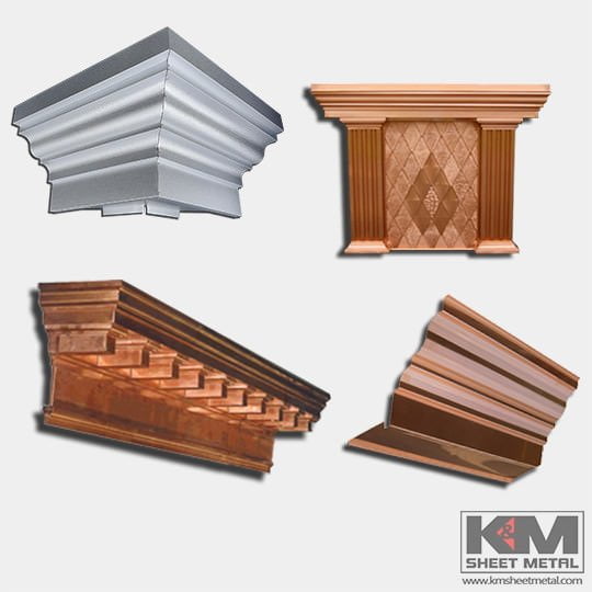 KM Sheet Metal roof cornice manufacturer