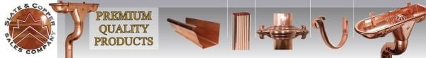 Slate and Copper Sales Co. roof gutter manufacturer