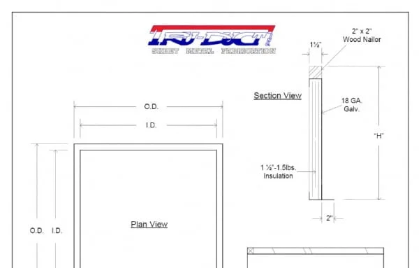 Tru Duct roof curb adapter manufacturer