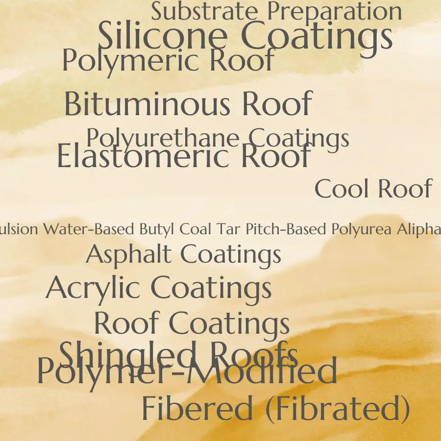 types of roof coatings
