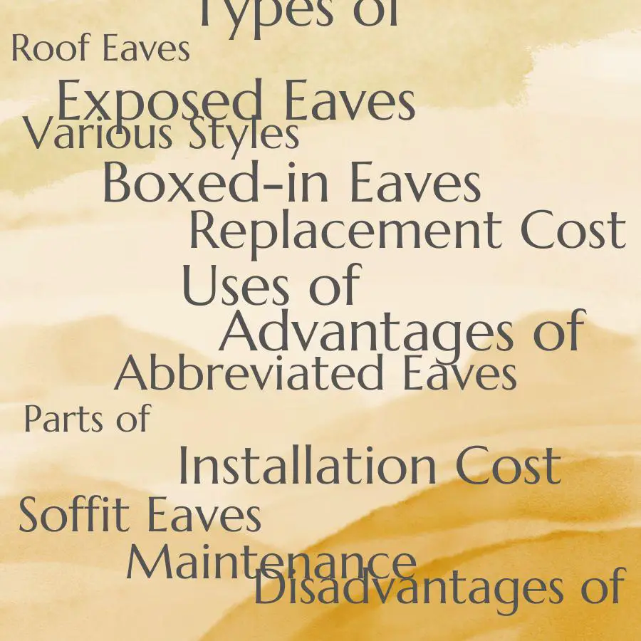 types of roof eaves