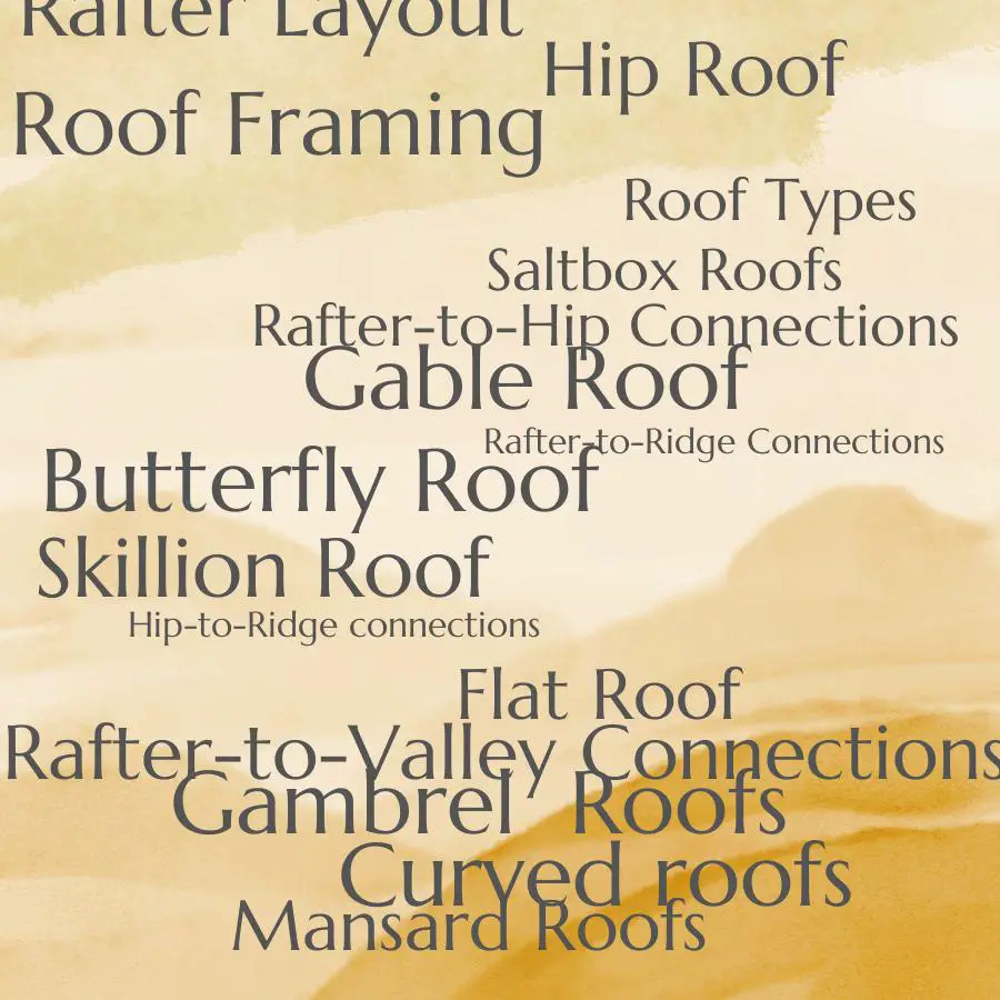 types of roof framing systems