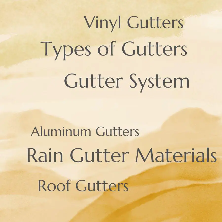 types of roof gutters