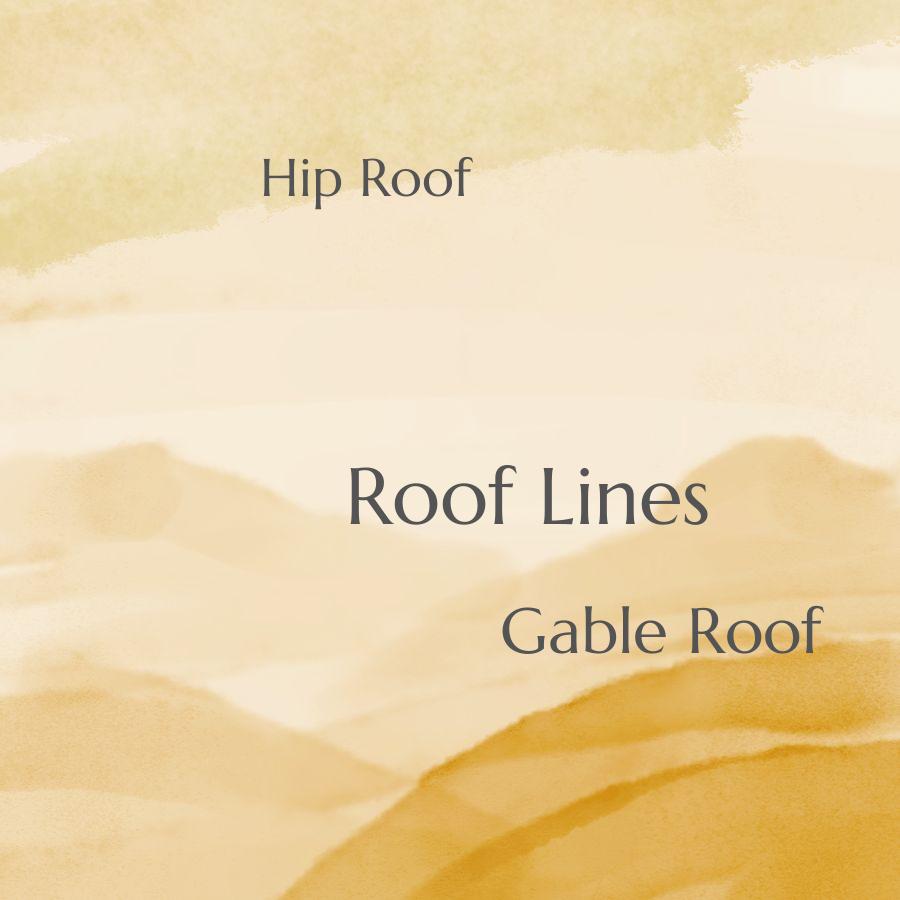 types of roof lines