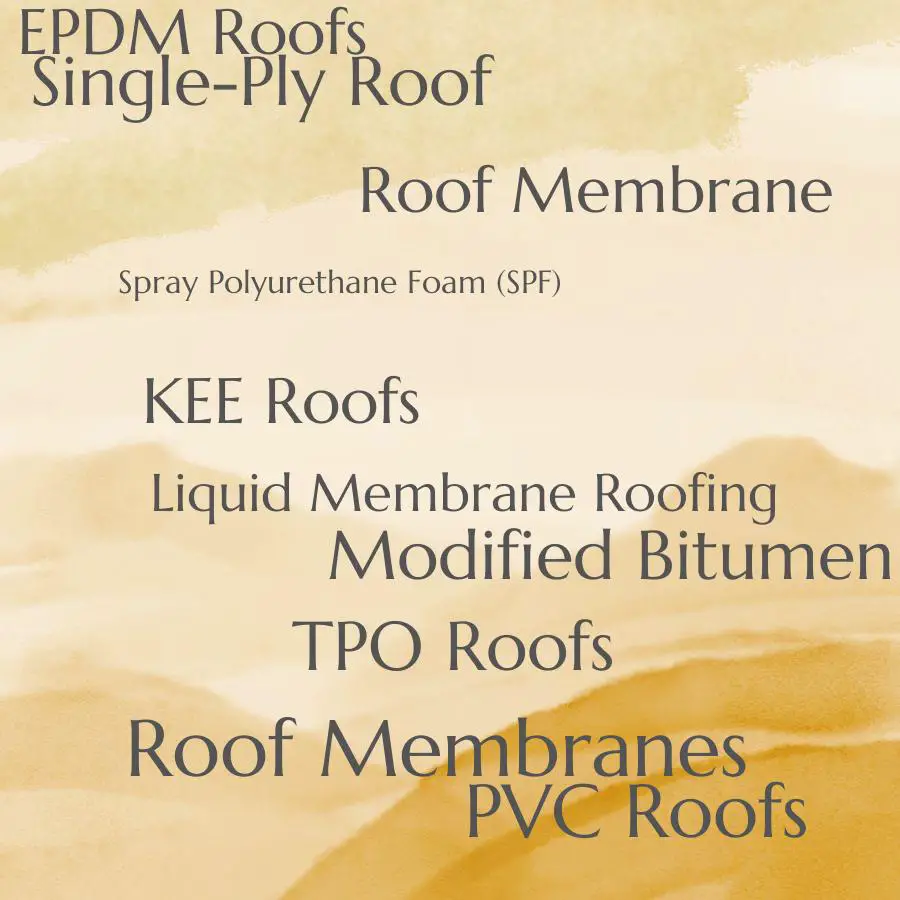 types of roof membrane