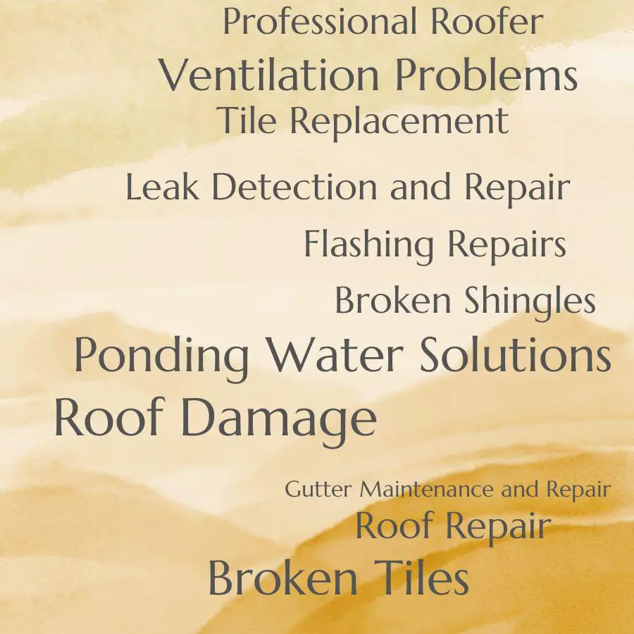 types of roof repair