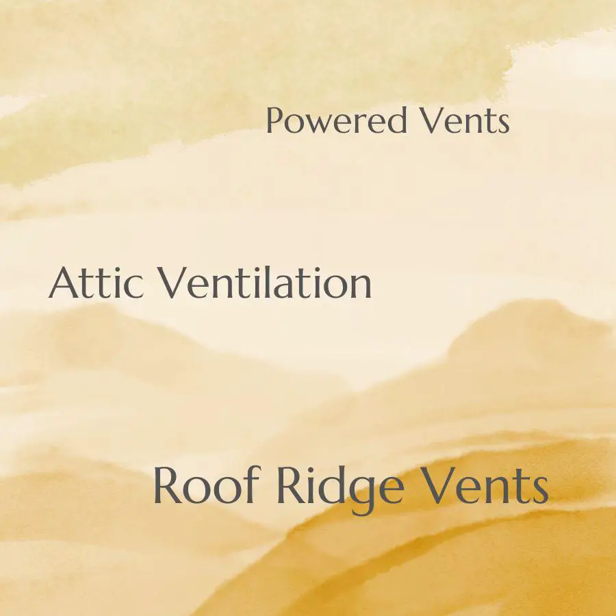 types of roof ridge vents