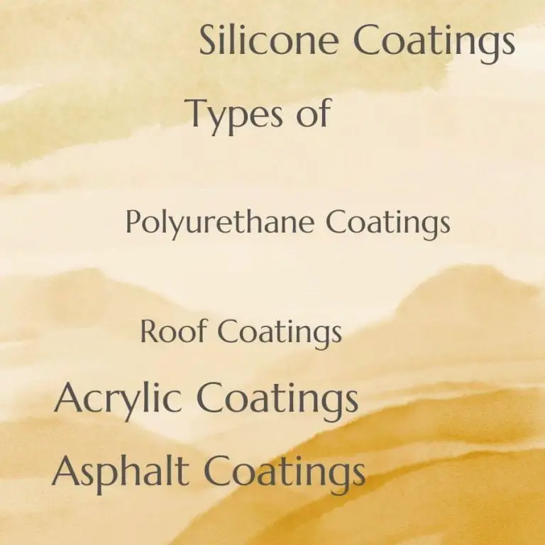 Types of Roof Sealing