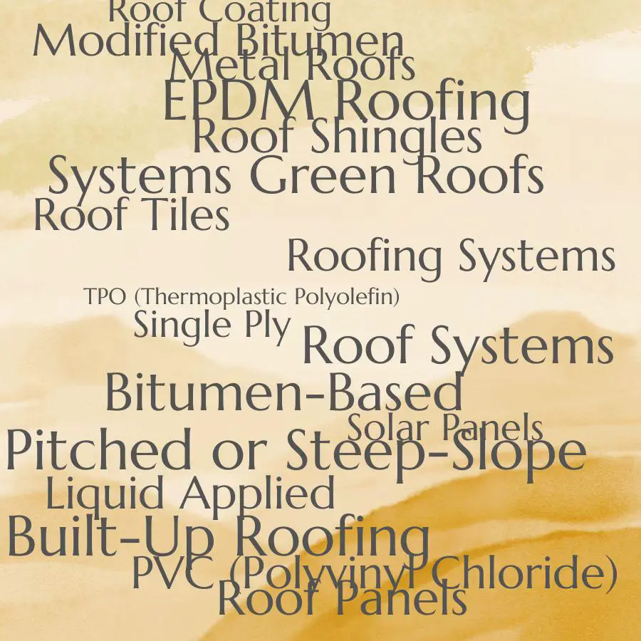 types of roof systems