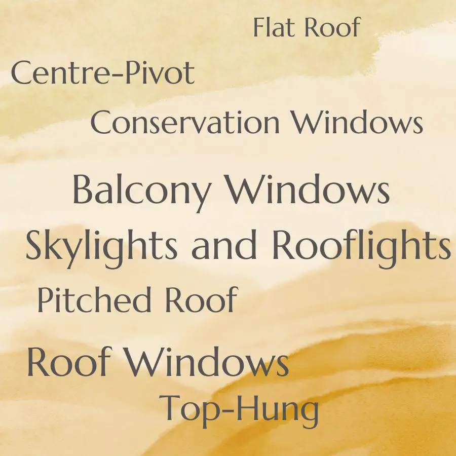 types of roof windows