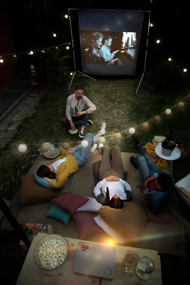Balcony With Outdoor Screening Room