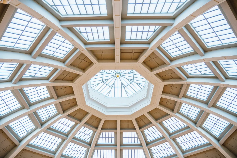 Dome shaped Vaulted ceiling house