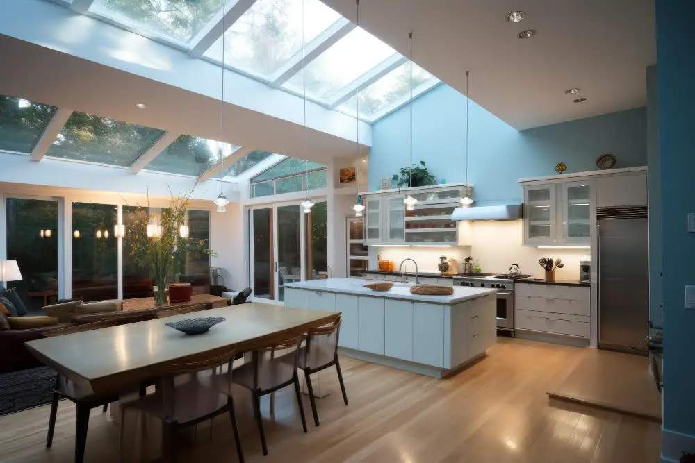 Hipped Roof With Skylights