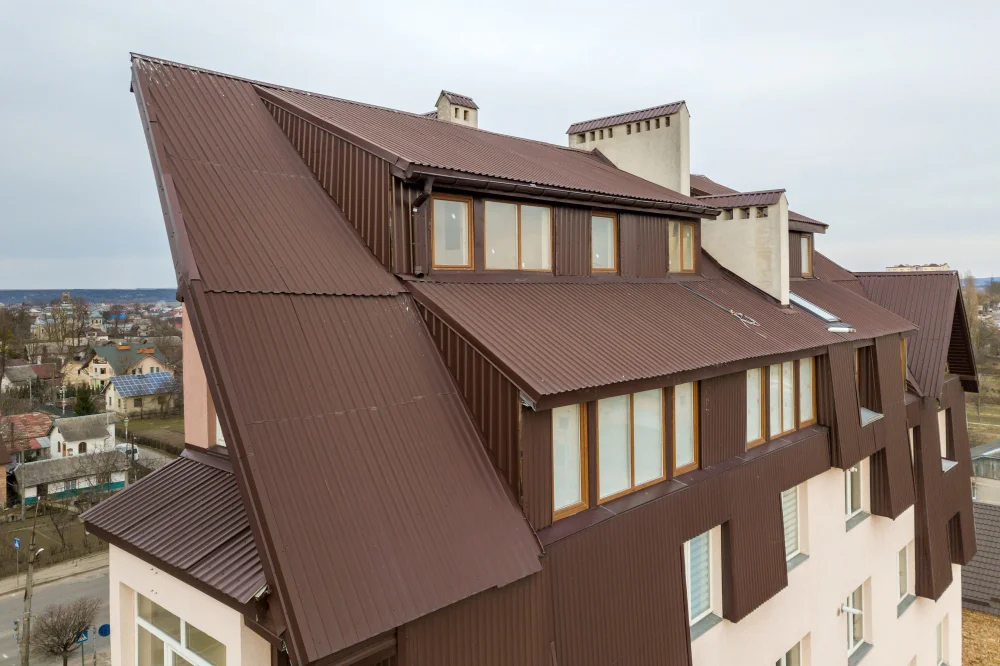 Metal Roof With Intricate Designs