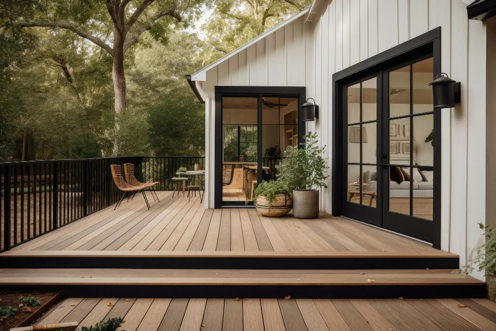 Monochrome Style Gable Patio Roof