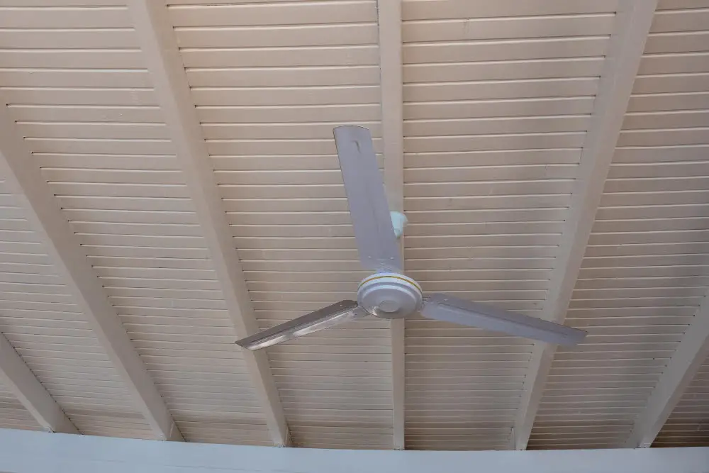 Porch Roof With ceiling fan