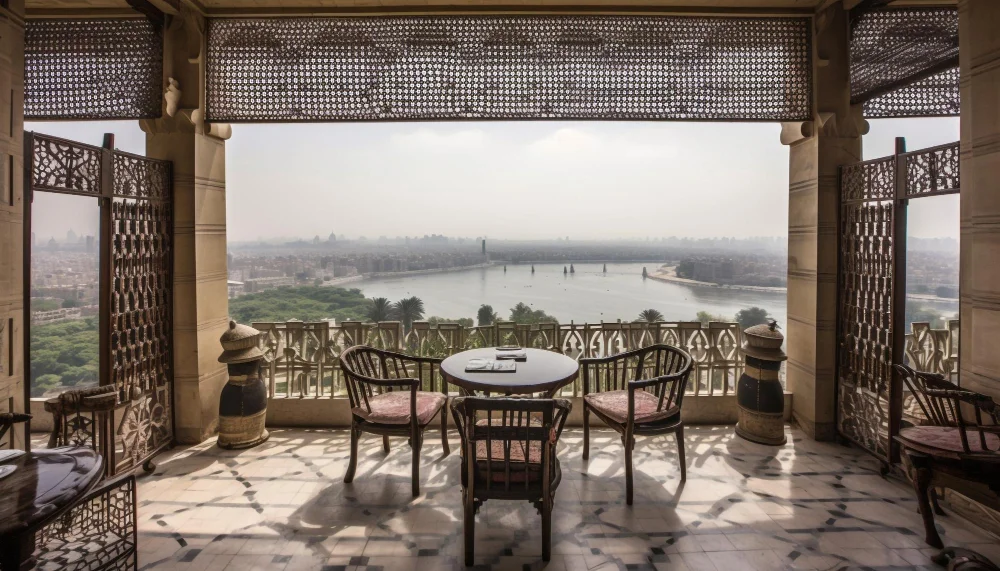 Rooftop Lounge With Privacy Screens