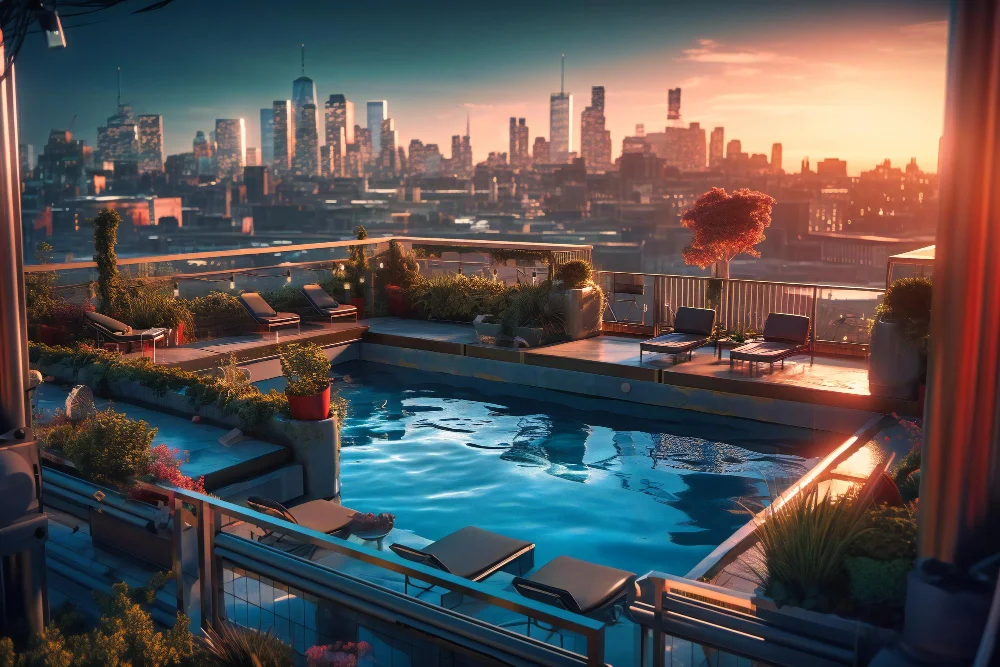 Rooftop Pool 