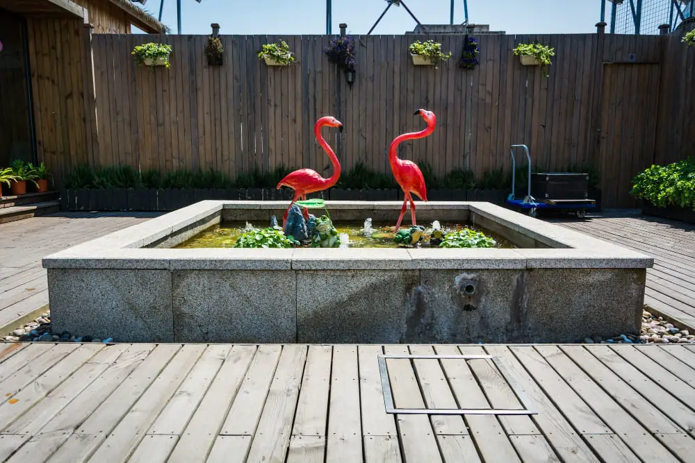 Rooftop Terrace With Water Feature