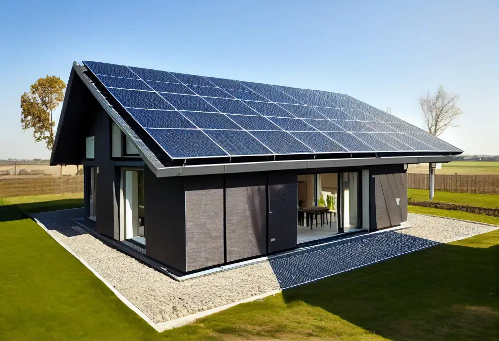bungalow Skillion Roof With Solar Panels