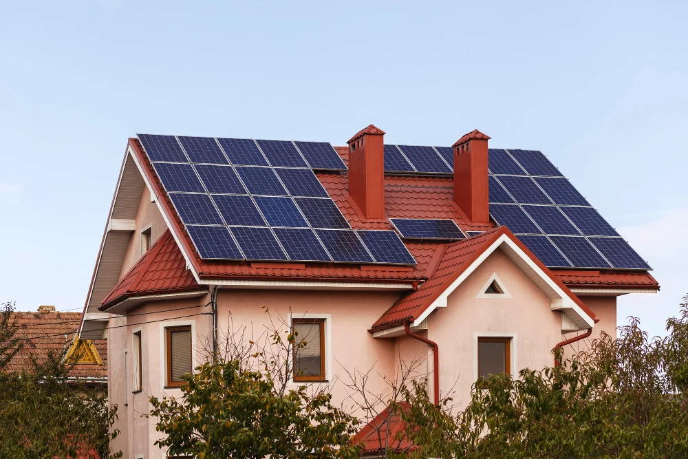 solar panel Roof chimney cricket