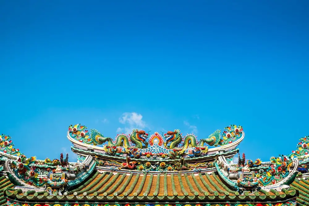 Chinese Longshan Temple-style Roofs