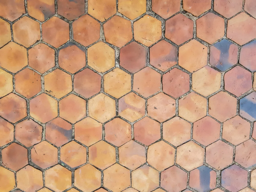 Colorful Tile Octagonal Roof