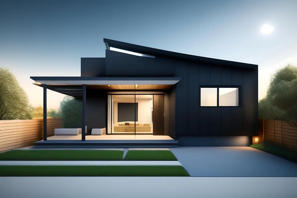 Combination of Flat and Sloped Roof