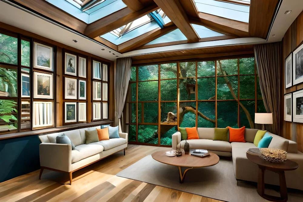 Corner Skylights for Unique Angle Lighting