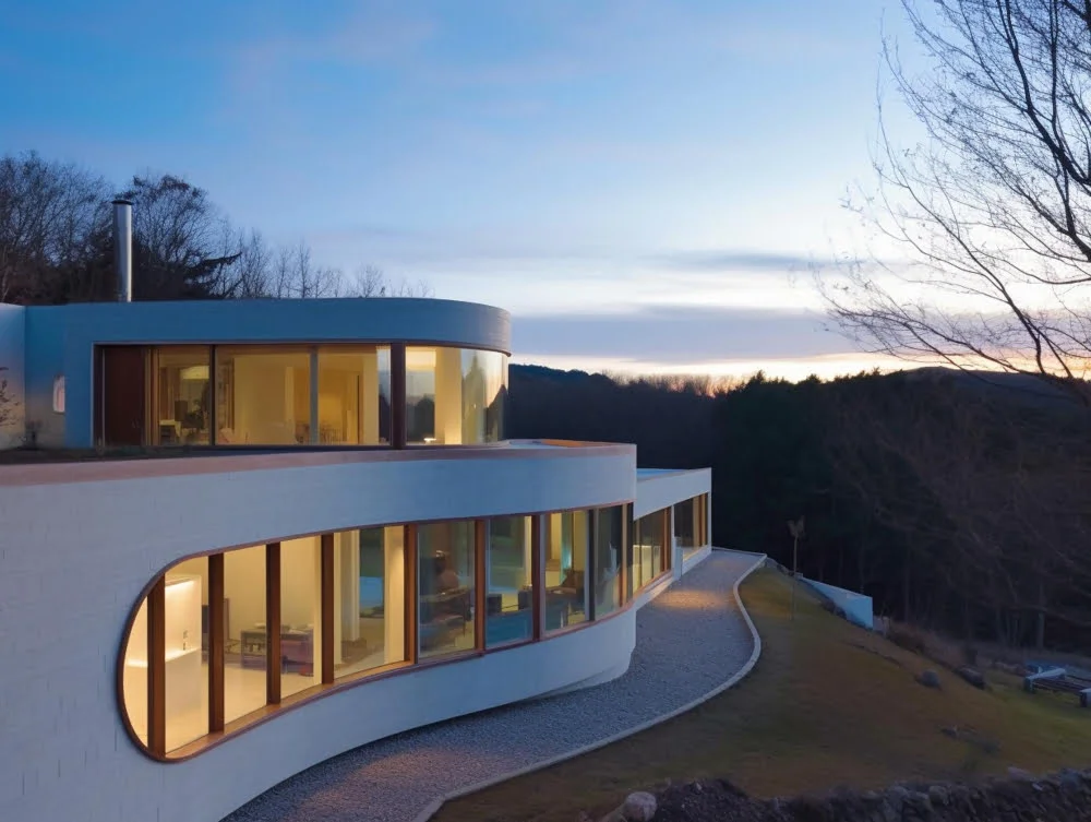 Curved Hidden Roofs