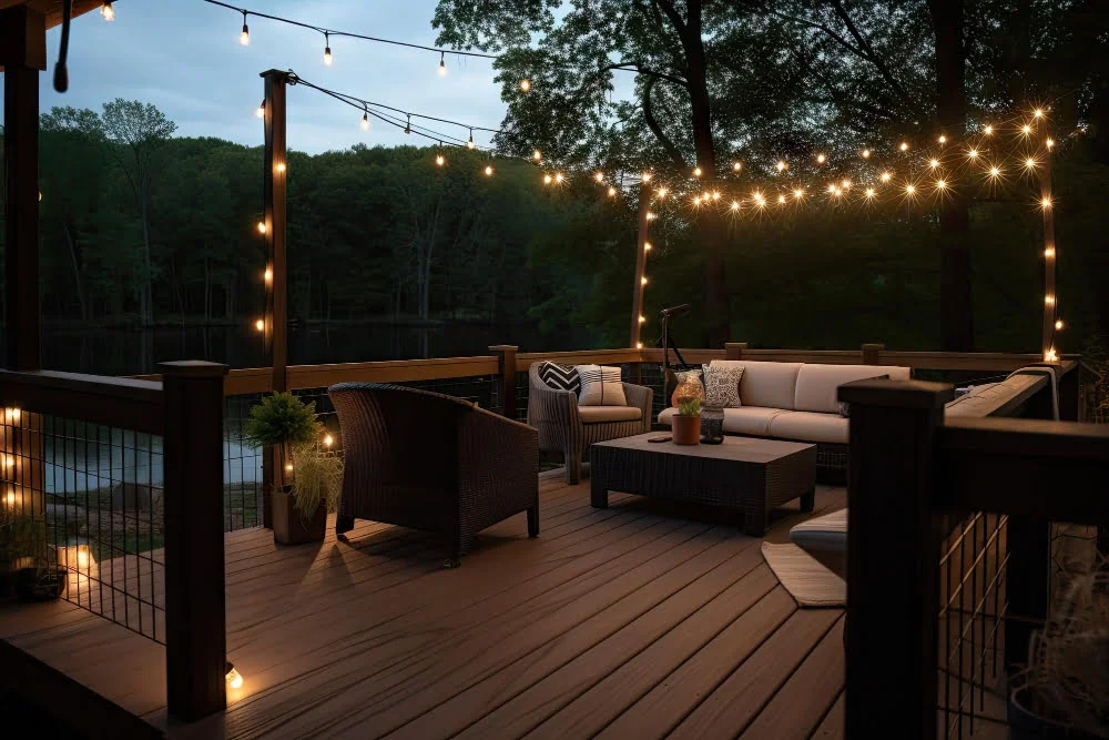 Flat Roof Cabin With Rooftop Patio