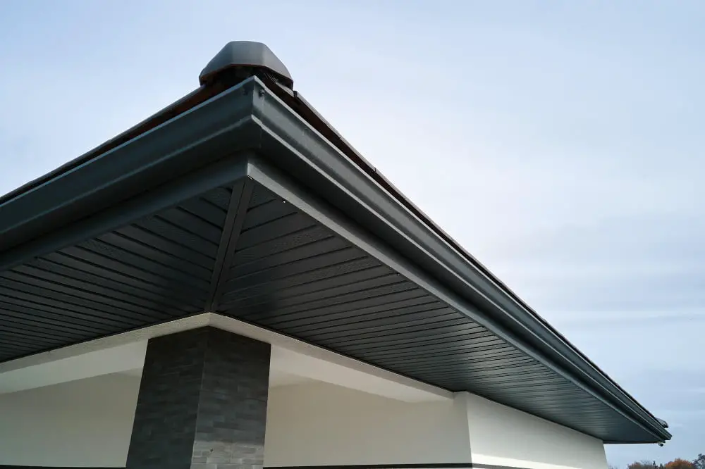 Flat-roof Design With Concealed Gutters Hidden Roof
