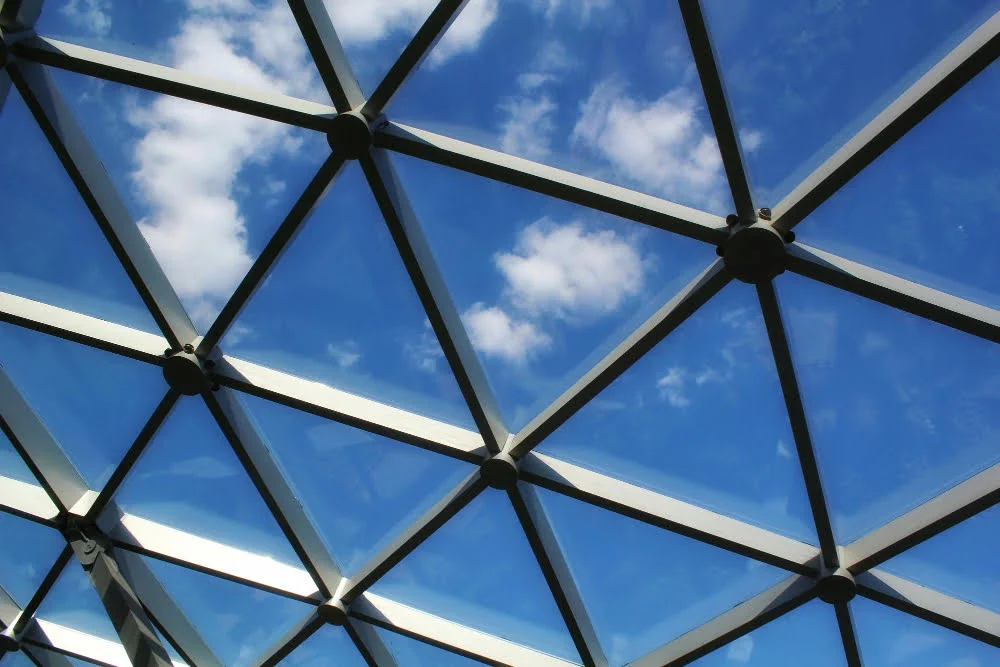 Geometric Patterned Rooftop Pavilion