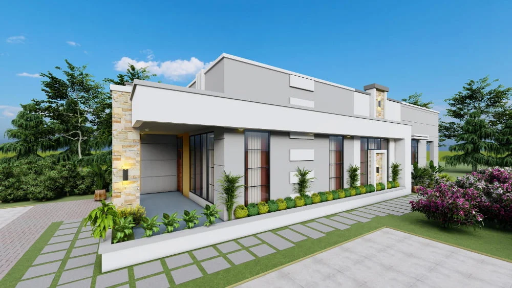 Geometrically Designed Hidden Roofs