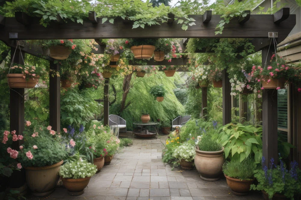 Green Lattice Rooftop Pavilion