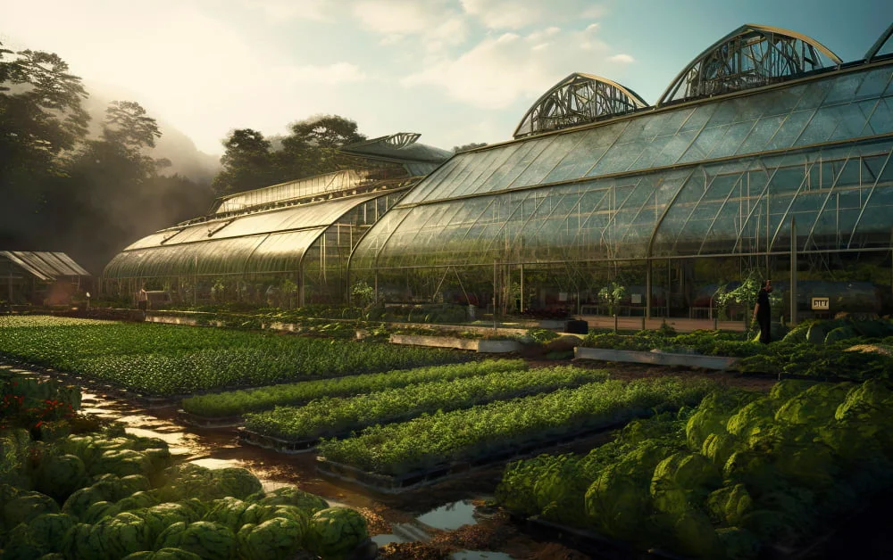 High Peak Industrial Roof Design Greenhouse