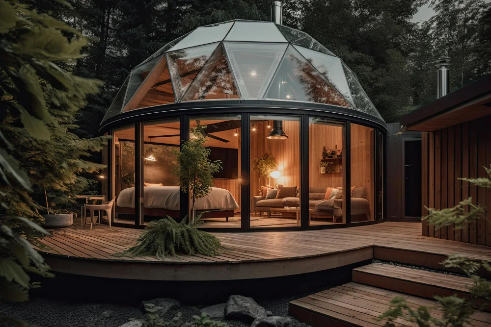 Octagonal Dome With Skylight