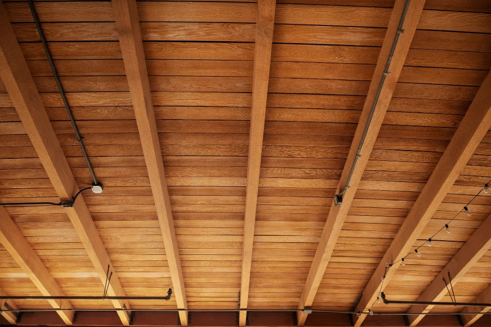 Rustic Wood  Hidden Roof