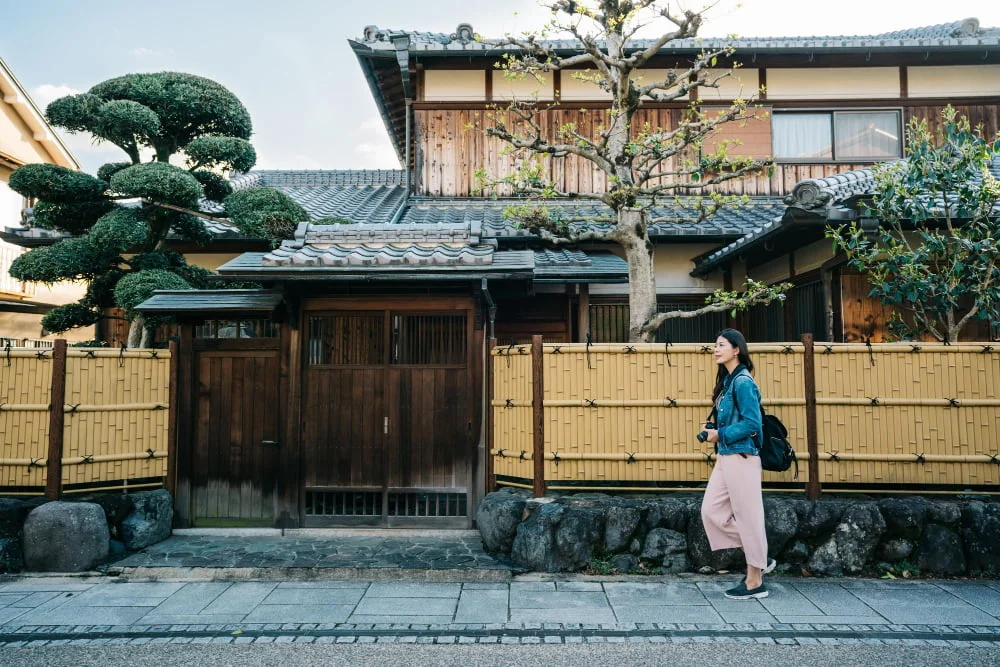 Tile Roof (Kawara) in Natural Motifs Japanese House