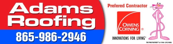 Adams Roofing roofing company in Tennessee