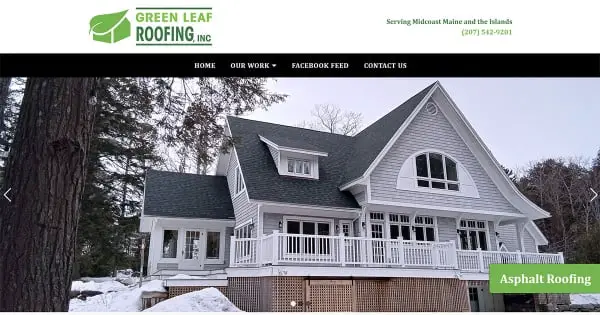 Green Leaf Roofing, Inc roofing company in Maine