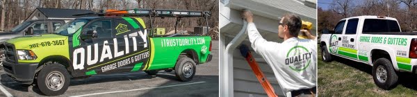 Quality Garage Doors & Gutters gutter installation Delaware