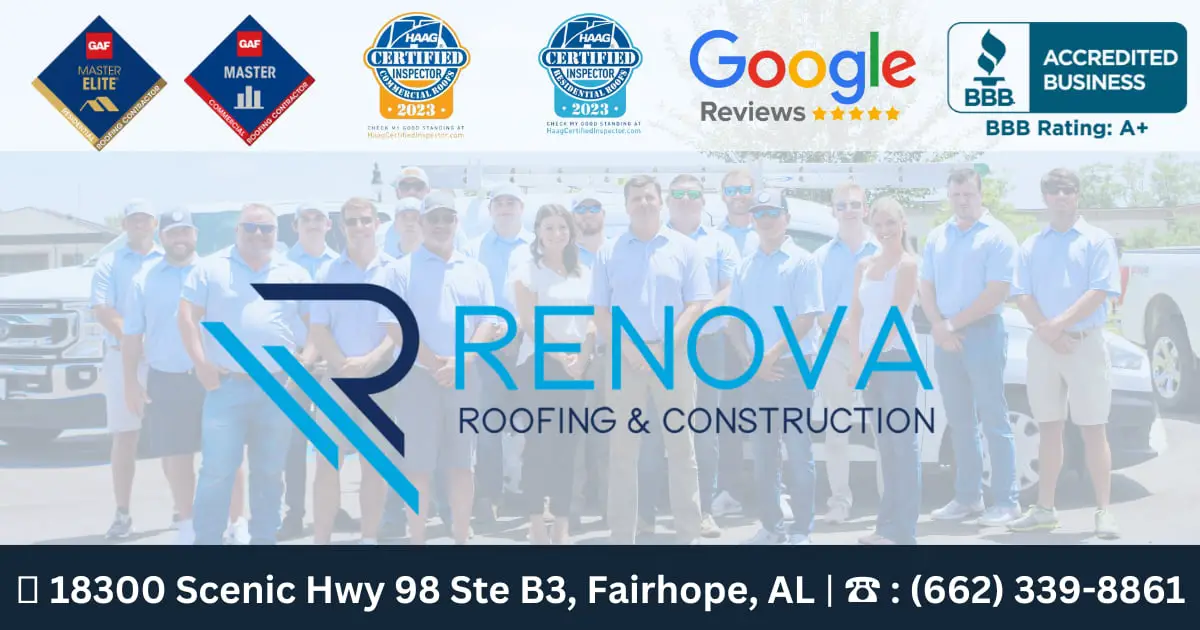 Renova Roofing gutter installation Alabama
