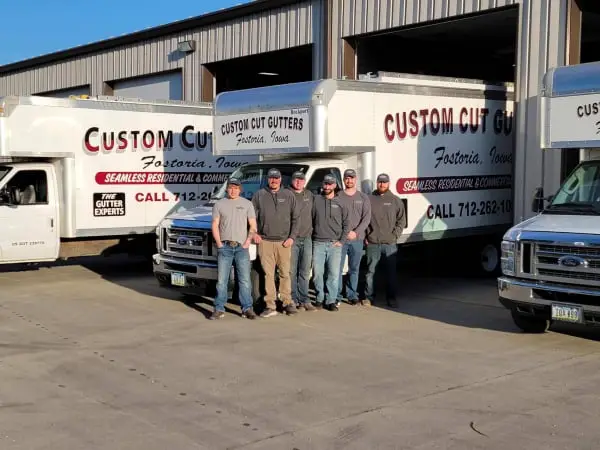 Custom Cut Gutters gutter installation Iowa