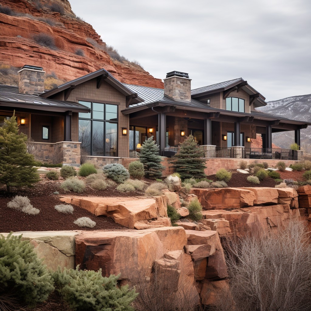 in the rugged terrain of utah managing rainwater runoff is crucial to home maintenance. this is