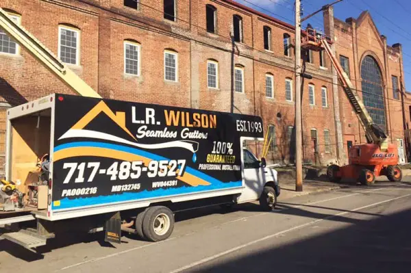 L.R. Wilson Seamless Gutters roof gutter installation West Virginia