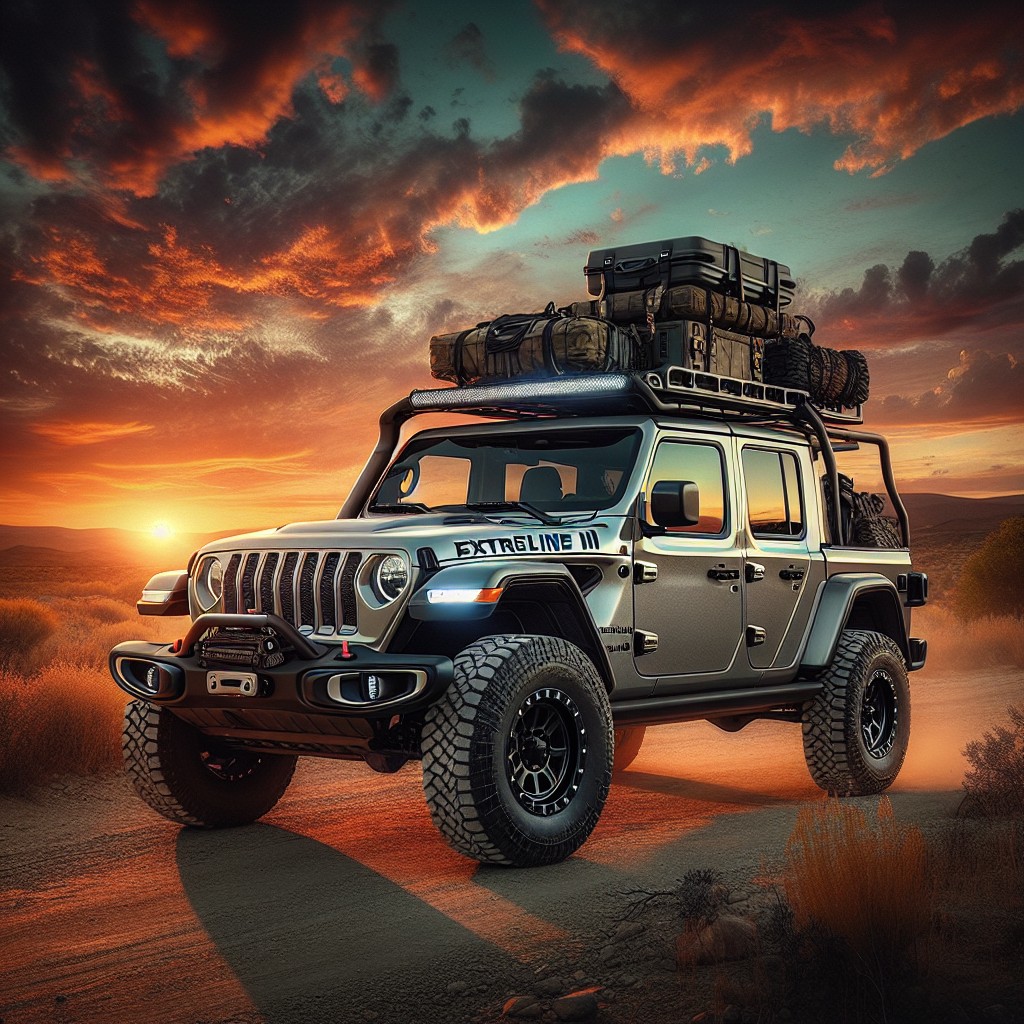 jeep gladiator slimline ii extreme roof rack kit specifications