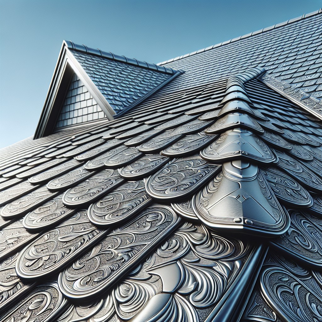 characteristics of stamped metal shingle roofing