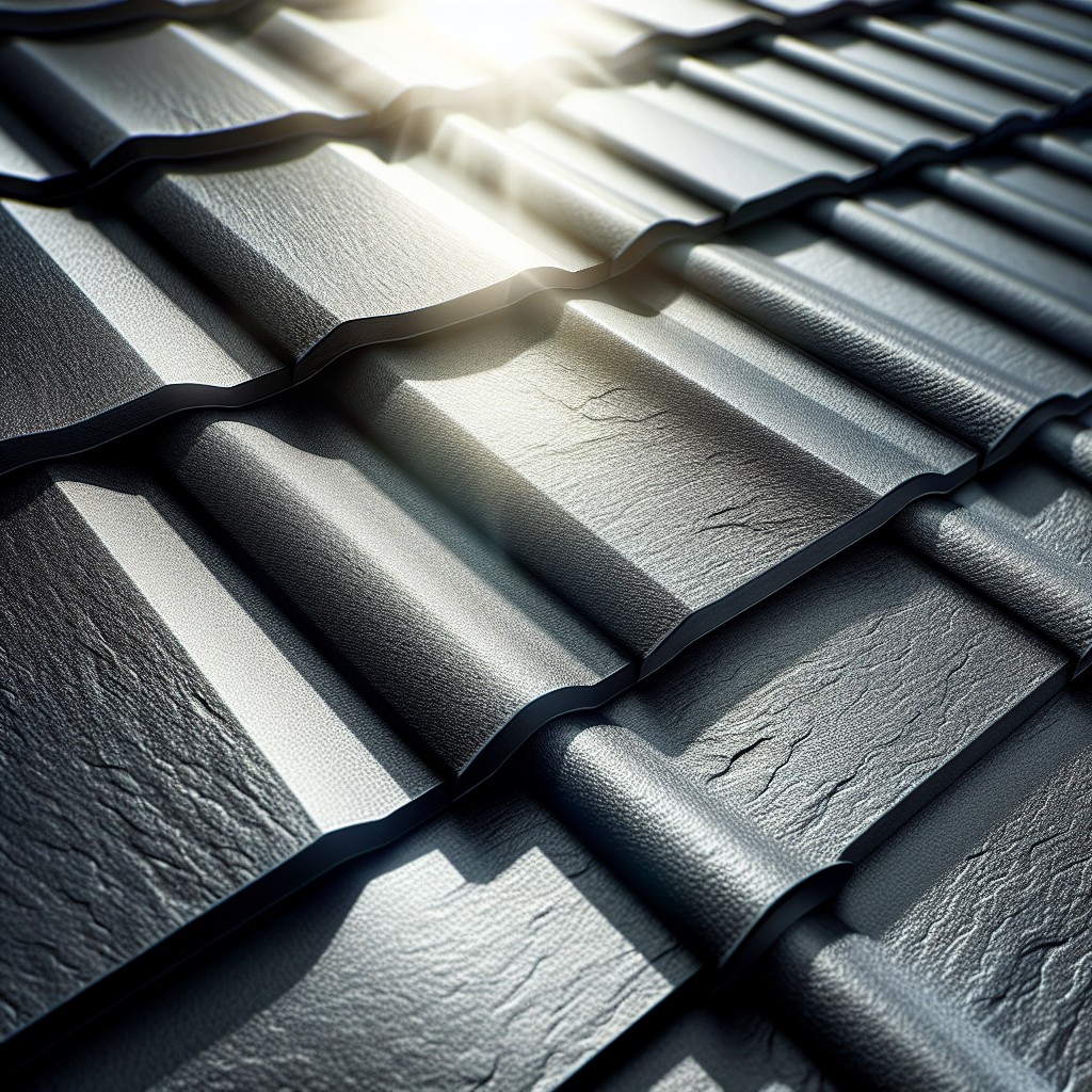 definition of burnished slate metal roof