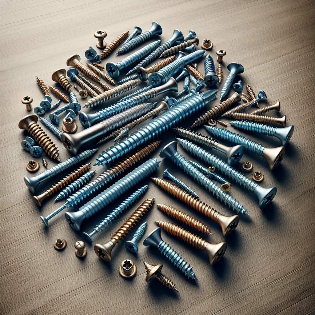types of screws used for corrugated metal roofing